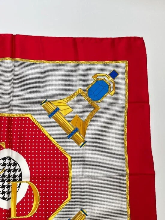 Dior Silk Scarf Multicolor Vintage - Picture 3 of 13